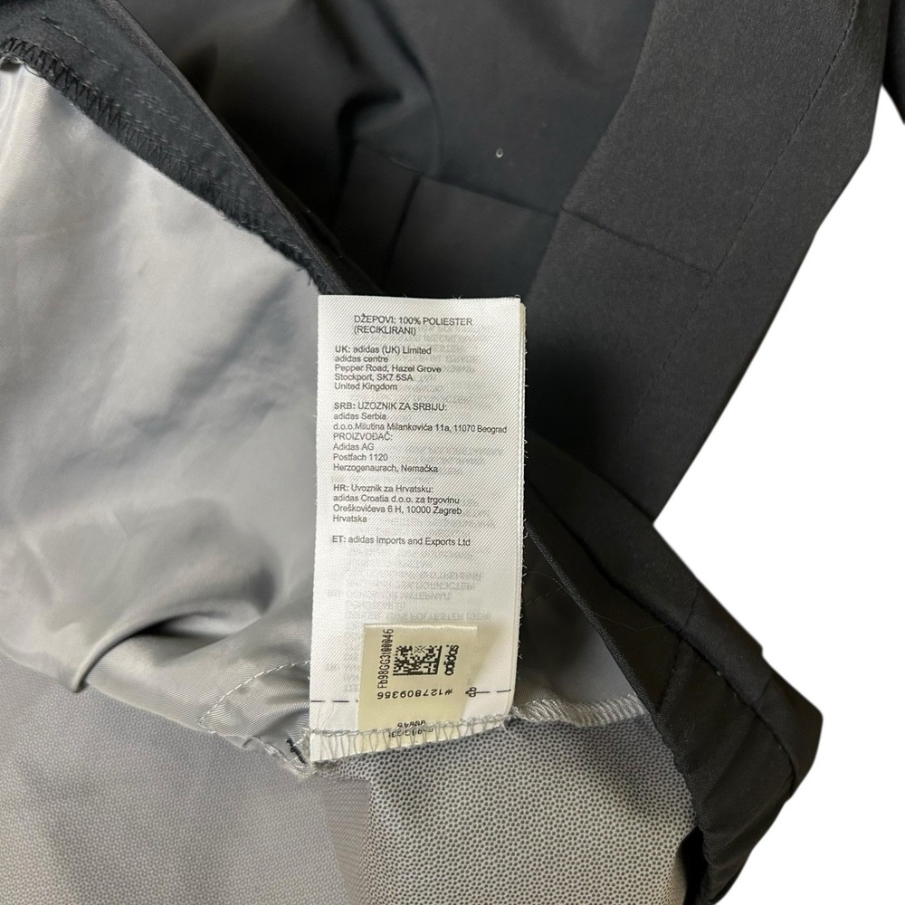 ADIDAS MEN'S PROV R JACKET SIZE XL Black Logo‎ Lightweight Packable - Picture 4 of 9